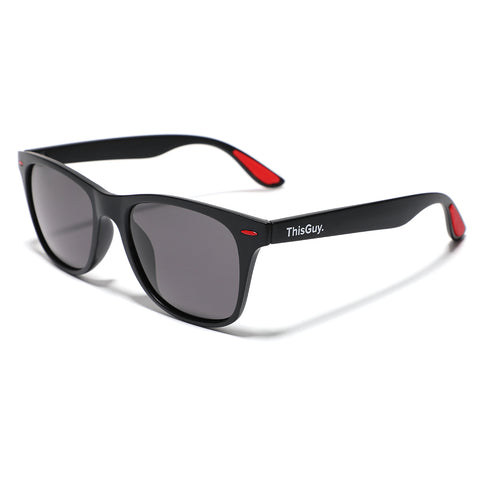 Ebony Wood Fighter Sunglasses (Black)