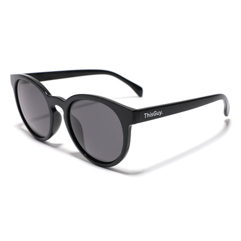 Ebony Wood Fighter Sunglasses (Black)
