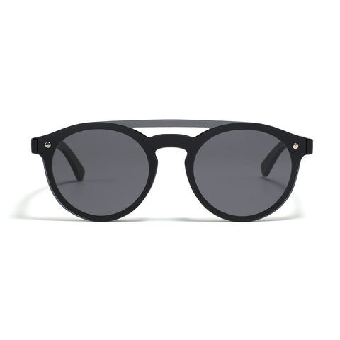 Zebra Wood Wayfarer Style Sunglasses (Tortoise Shell)