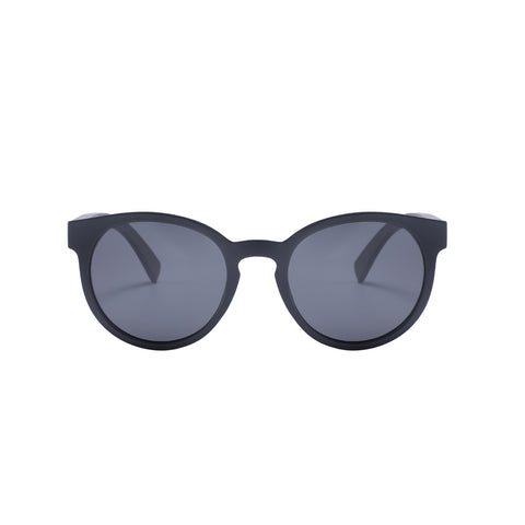 Zebra Wood Wayfarer Style Sunglasses (Grey with Silver REVO Lens)