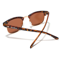 Tortoise Shell Clubmaster Style (Recycled)