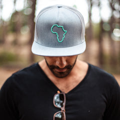 ThisGuy SnapBack Trucker Cap - Africa Edge (Heather Grey)