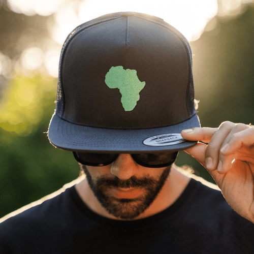 ThisGuy SnapBack Trucker Cap - Africa (Charcoal)