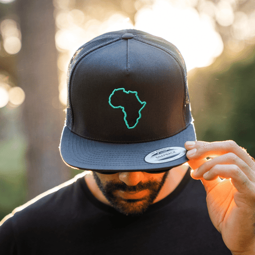 ThisGuy SnapBack Trucker Cap - Africa Edge (Charcoal)