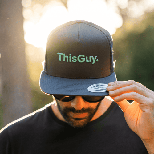 ThisGuy SnapBack Trucker Cap - ThisGuy (Charcoal)