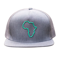ThisGuy SnapBack Trucker Cap - Africa Edge (Heather Grey)