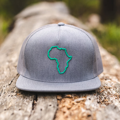 ThisGuy SnapBack Trucker Cap - Africa Edge (Heather Grey)