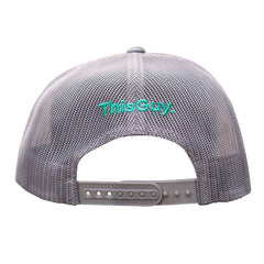 ThisGuy SnapBack Trucker Cap - Africa Edge (Heather Grey)