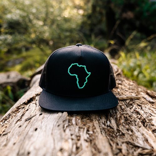 ThisGuy SnapBack Trucker Cap - Africa Edge (Black)