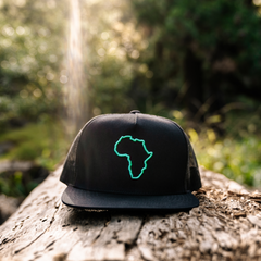 ThisGuy SnapBack Trucker Cap - Africa Edge (Black)