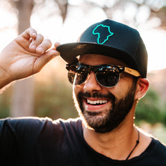 ThisGuy SnapBack Trucker Cap - Africa Edge (Black)