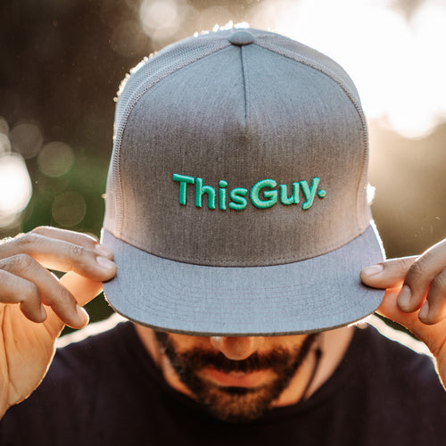 ThisGuy SnapBack Trucker Cap - ThisGuy (Heather Grey)